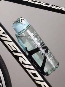 1入組750毫升/2升大容量PC水瓶，運動健身便攜式吸管杯，適用於家庭和戶外旅遊 - 粉色 - 查看 5