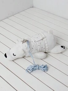 ABLAZE ZAI 1入組花卉圖案布料小型寵物胸帶和繩索套裝,適用於四季 - 彩色 - 查看 12