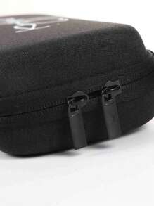 1pc Multi-Purpose Stethoscope Case With Protective Lining And Mesh Organization – Classic Portable Storage For Healthcare Professionals - Black - View 3
