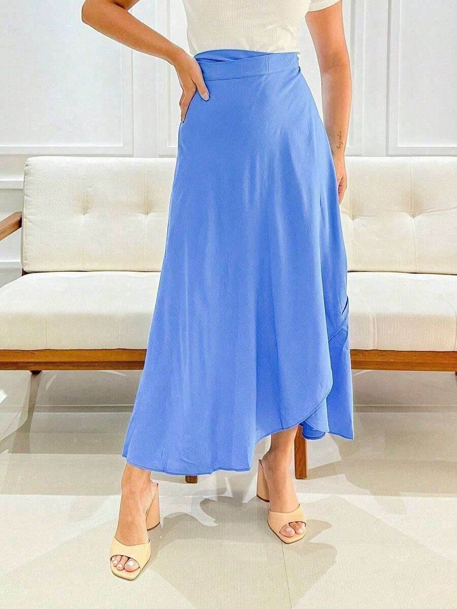 Plus Size Sports Skirts & Skorts - Màu xanh Cadet - Xem 1