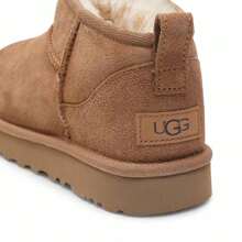 UGG Women's Classic Ultra Mini Ankle Boot,Women's Cozy Ankle Snow Boots Fashion Winter Classic Warm Shoes Women Chestnut 1116109