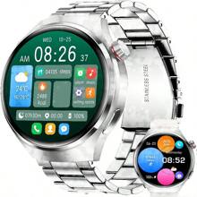 Little Meatball Smart Watch (Answer/Dial), Upgraded Fitness Full Touch Screen Smartwatch For IOS/Android Phones, 1.43-Inch HD Smartwatch, Steps Calorie Counter, IP67 Water Resistant
