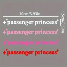 1pc  Text Car Stickers Interior Decoration Rear View Mirror Fashion Stickers Creative Vinyl Decals - Stickers 10 - View 9