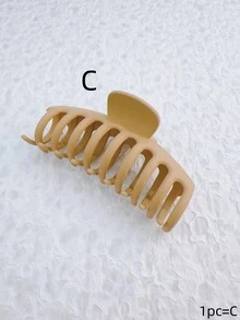 1/7入組女式大尺寸浴鉗髮夾,化妝頭飾,韓國風格 - 多色1 - 查看 16