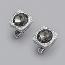 Một đôi Của Sang trọng Khuy măng sét , Nam Áo sơ mi Với , Sành điệu Kim loại Khuy măng sét , Lễ cưới Phụ kiện , Nam Làm Việc  Phụ kiện Đối với Bố - Nhiều màu - Xem 15