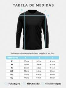 Kit Of 2 Men's Long Sleeve UV Sun Protection T-Shirts In Black - 彩色 - 查看 4