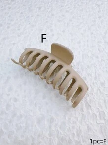 1/7入組女式大尺寸浴鉗髮夾,化妝頭飾,韓國風格 - 多色1 - 查看 13