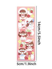 Guka Stickers With Multiple Styles, Available In 60pcs/100pcs/200pcs, Sent In Random Styles - Multicolor - View 5