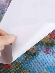 1 Set Of 50 Sheets Double-Sided Non-Stick Diamond Painting Release Paper