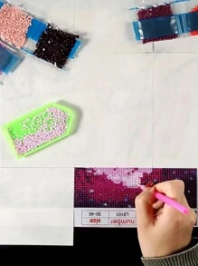 1 Set Of 50 Sheets Double-Sided Non-Stick Diamond Painting Release Paper