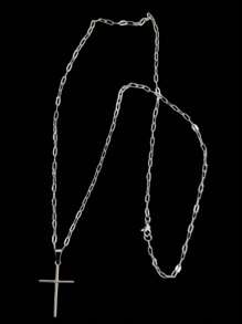Men's Pendant Necklaces - 銀色 - 查看 2