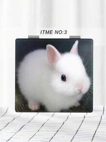 1 chiếc Gương nhỏ gọn, nhẹ, có thể gập lại, làm bằng thép không gỉ, mạ điện nano, viền chi tiết, phù hợp với mọi dịp và nhóm người dùng - Nhiều màu - Xem 10