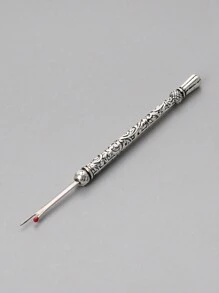 1入組鋅合金裝箱縫紉解脫器,diy縫紉配件,線頭拾取器,大型解脫器,十字縫工具,解脫器,適用於縫製 - 銀色 - 查看 6