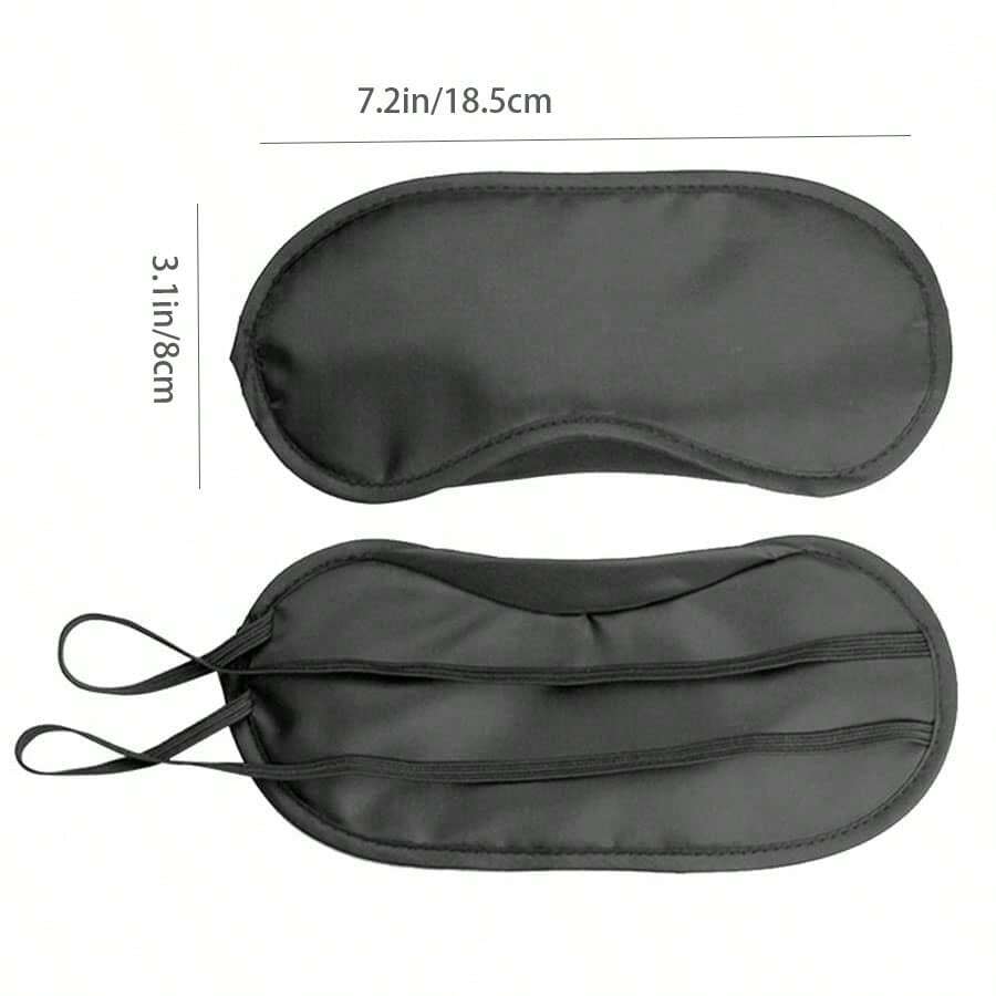 2pcs LightBlocking Sleeping Eye Masks & 2 Pairs Of NoiseCancelling
