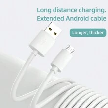 Max 12M Micro USB Cable Android Compatible With Samsung Galaxy S7 S6+ Android USB Phone Cables Camera Monitor Mobile MP3 Players Power Bank Recorder Projector Charge Extension Cable Usb Cord(Can't Data Transfer) Compatible With Samsung Galaxy S7/ HTC Compatible With LG Android, Kindle, Compatible With PS4, Camera, MP3 Micro-USB
