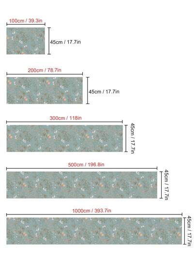 44.5*100cm Peel Stick Wallpaper Roll Vinyl Material ative Self Adhesive Home Bohemian Vintage Bloemen Pattern Bedroom, Living Room, Kitchen, Bureau view 4