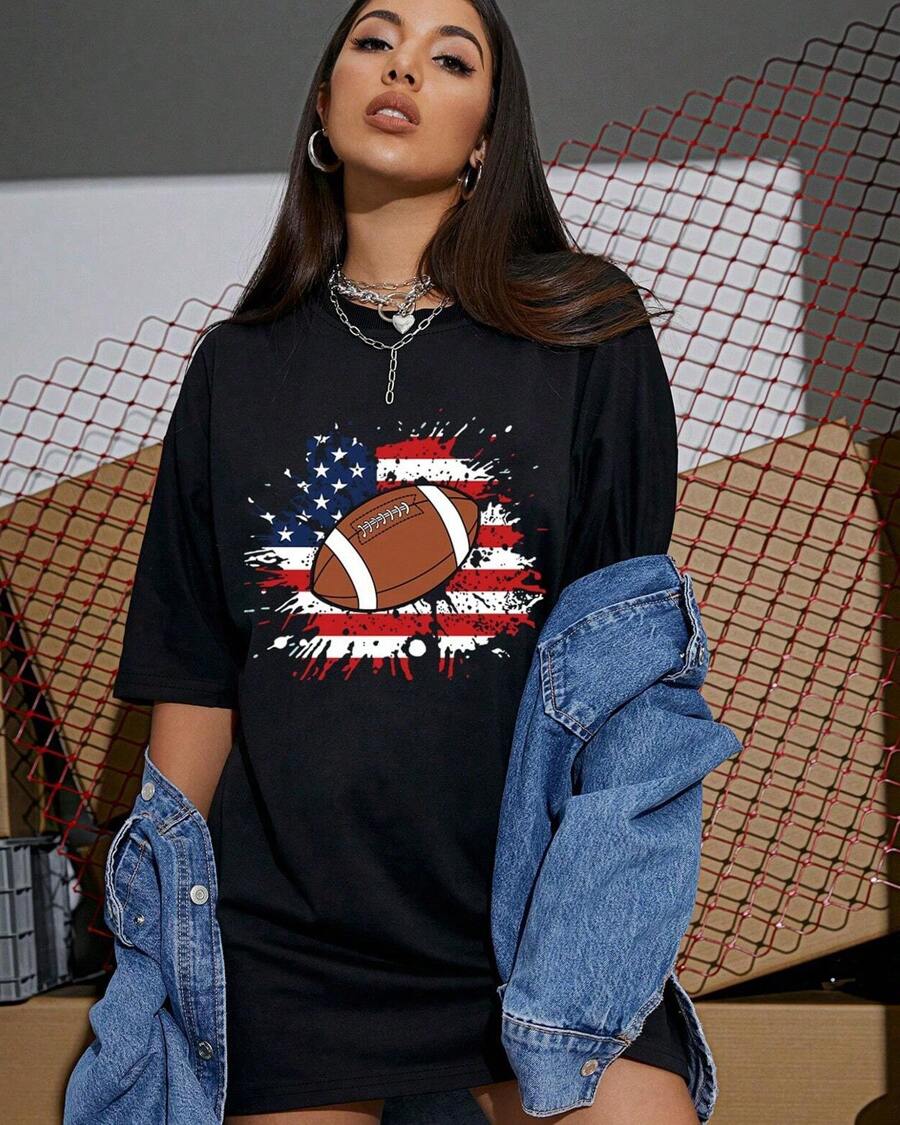 Women T-Shirts - màu đen - Xem 1