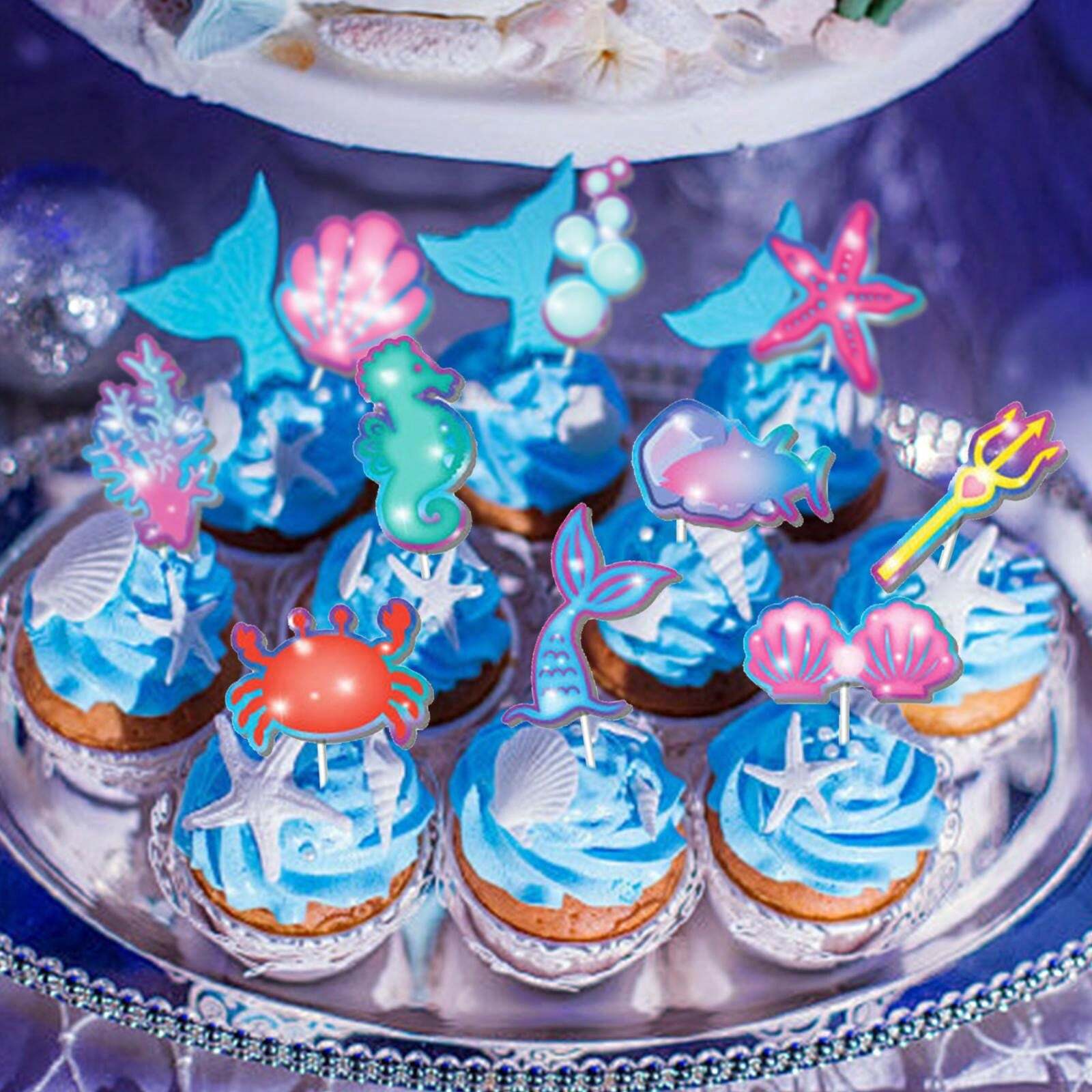 Decoración Para Tartas Y Cupcakes Con Temática Náutica Para Fiestas De Baby  Shower Suministros Para Tartas, image size:1600x1600