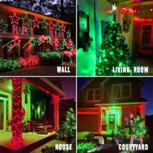 JMEXSUSS 200 LED Christmas String Lights Outdoor, Red & Green Christmas Lights Clear Wire, 11 Modes Connectable Twinkle String Lights Plug In For Christmas Halloween Garden Home Decorations - Red to Green - View 6