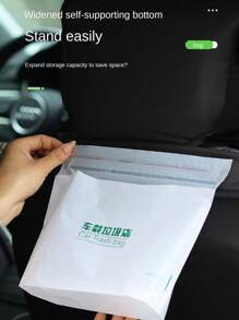 Upgraded Car Trash Bags, 20pcs Easy-Attach Disposable Car Garbage Bags, Durable Waterproof Leakproof Vomit Bags, Can Also Be Used As Kitchen Storage Bags. Suitable For Car, Bedroom, Bathroom, Office, Study Room, Etc. - Multicolor - View 6
