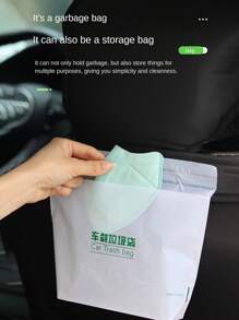 Upgraded Car Trash Bags, 20pcs Easy-Attach Disposable Car Garbage Bags, Durable Waterproof Leakproof Vomit Bags, Can Also Be Used As Kitchen Storage Bags. Suitable For Car, Bedroom, Bathroom, Office, Study Room, Etc. - Multicolor - View 4