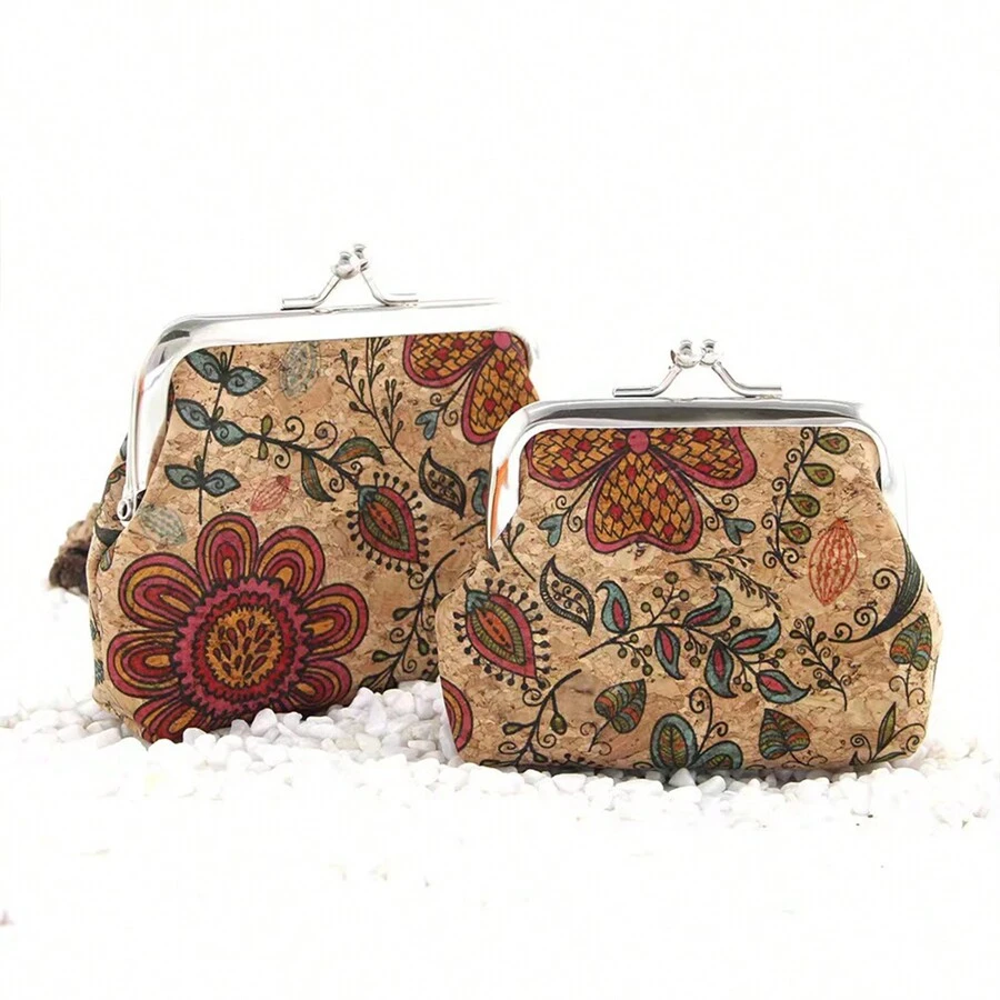 1 Miếng Đúng mốt Chất liệu Thiết kế hoa Có thể mang đi Clasp Huy hiệu tiền xu) Chìa khóa Lưu trữ Ví , Thích hợp Đối với Mua sắm , Ngày đêm , Kỳ nghỉ , Du lịch , Qủa tặng , - Nhiều màu - Xem 1