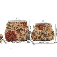 1 Miếng Đúng mốt Chất liệu Thiết kế hoa Có thể mang đi Clasp Huy hiệu tiền xu) Chìa khóa Lưu trữ Ví , Thích hợp Đối với Mua sắm , Ngày đêm , Kỳ nghỉ , Du lịch , Qủa tặng , - Nhiều màu - Xem 5