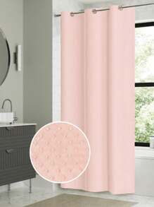 CORTINA DE DUCHA JACQUARD - Rosa - Ver 1