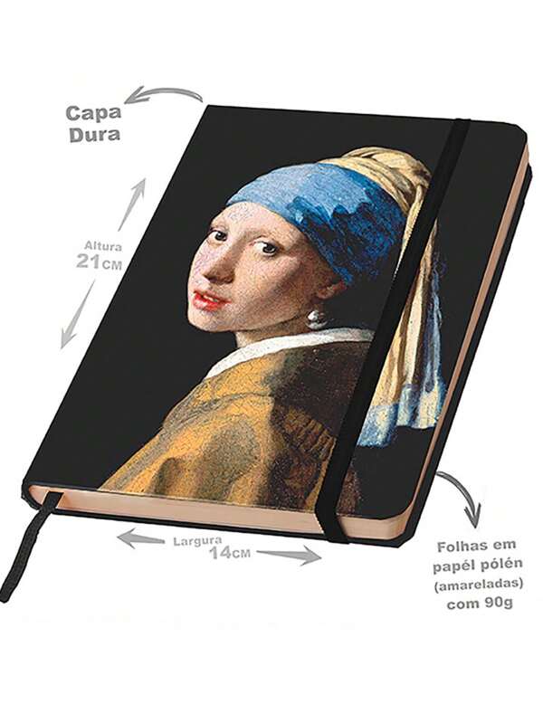 Caderno SKETCHBOOK obras de arte  para desenho ou anotação 21x14cm