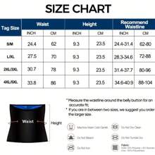 1 pieza Entrenador de cintura para sudor de sauna para uso en exteriores y gimnasio, accesorio unisex