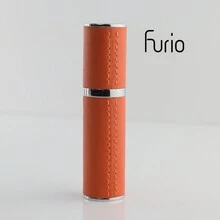 furio 奢华皮革包覆金属香水雾化器便携式迷你可填充香水瓶旅行装喷雾瓶配件 5 毫升/0.17 盎司 - 彩色 - 查看 12