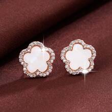 1 cặp hoa tai cá nhân hóa thời trang, mẫu mới năm 2024, thích hợp làm quà tặng Valentine, Mẹ, Mẹ, Ngày của Mẹ, Quà tặng - Hoa tai - Xem 12