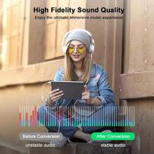 Usb C To 3.5mm Audio Aux Jack Adapter With Cable, Compatible With Iphone 15 Pro Max/15 Pro/15 Plus/15/Samsung S24/S23/S22/S21 Ultra Plus/Huawei Series - Black - View 4