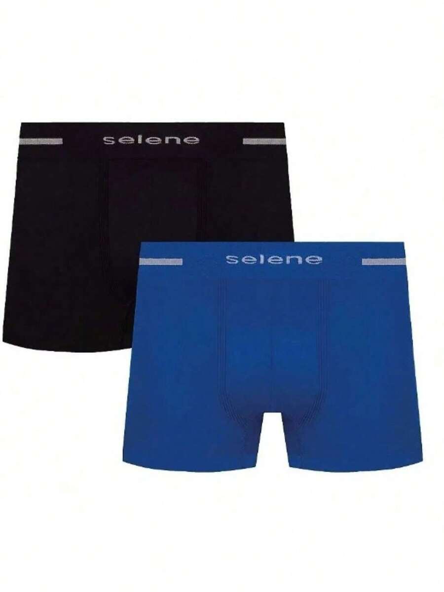 Men Boxers - Royal Blue - View 1