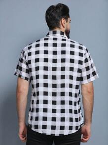 Men Shirts - 黑色 - 查看 5