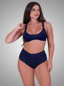 Maternity Sleepwear - Màu xanh hải quân - Xem 6