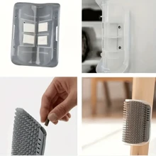 Jouet grattoir pour chat avec enleveur de poils et brosse de massage avec  à chat pour combattre l'ennui
