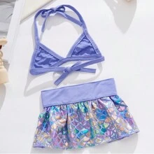 小狗性感胸罩裙,可調節肩帶狗比基尼套裝,美人魚設計師海灘連衣裙,有趣的夏季衣服 - 彩色 - 查看 8