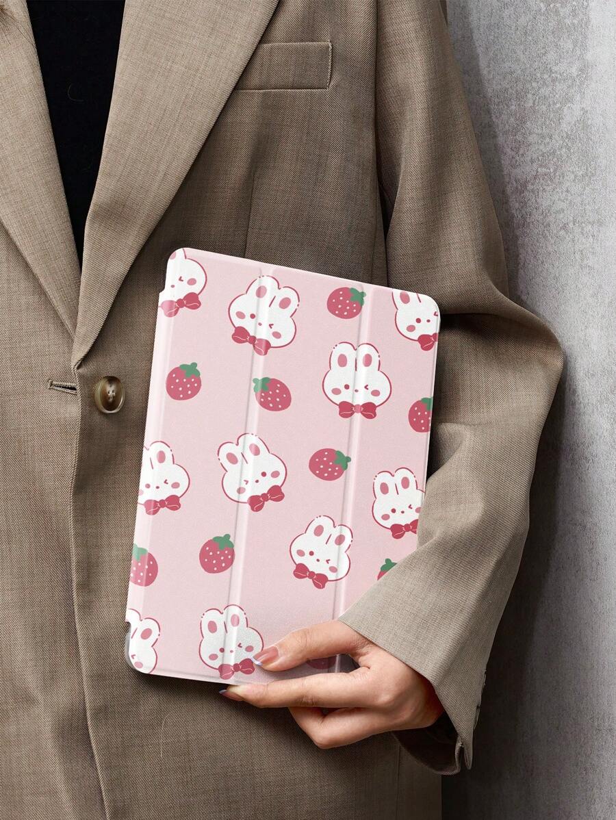 Süßer Anime Mädchen iPad Hülle kompatibel mit iPad 10.2 Zoll 2021/2020 iPad 9./8. Generation, kompatibel mit Samsung Galaxy/Ta Abdeckung, mit Stifthalter, unterstützt automatisches Ein-/Ausschalten beim Öffnen/Schließen