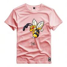 Men T-Shirts - 粉色 - 查看 1