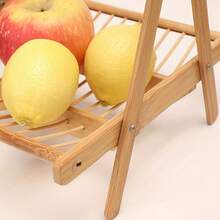 One Piece Lamb Meat Hanging Rack For Hot Pot Restaurant, Bamboo Vegetable Basket, Dim Sum Frame And Unique Dinner Plate - Yellow - View 6