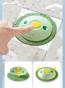 Floor Drain Deodorant Insect-Proof Cover Preventing Odor And Backflow Anti-Odor Plug For Sewer Pipe Home Bathroom Decor Fall Decor Back To School - Multicolor - View 3