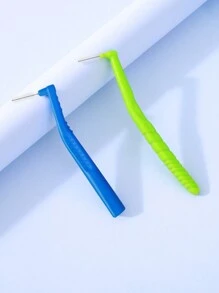 5pcs Interdental Brush, Orthodontic Floss Picks, Soft Bristle Toothbrush, Teeth Cleaning Tools, For Cavities And Gum Disease - Multicolor - View 9