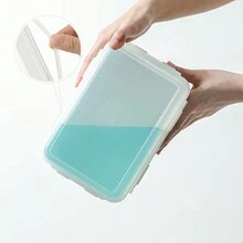 1 Pc Bread Storage Box, Special Toast Preservation Box, Refrigerator, Refrigerator, Food Storage Sealed Box - White - View 4