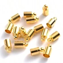 20入/包圓形繩端蓋 2 3 4 5 6 7 8 9 10mm 壓接端蓋接頭，適用於珠寶手工製作手鍊項鍊 - 20Pcs/Lot - 查看 22