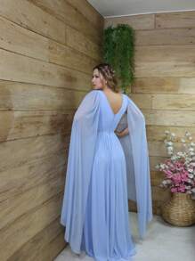 Bridesmaid Dresses - Màu xanh nhạt - Xem 2