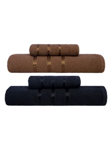 Bath Towel Sets - màu đen - Xem 1