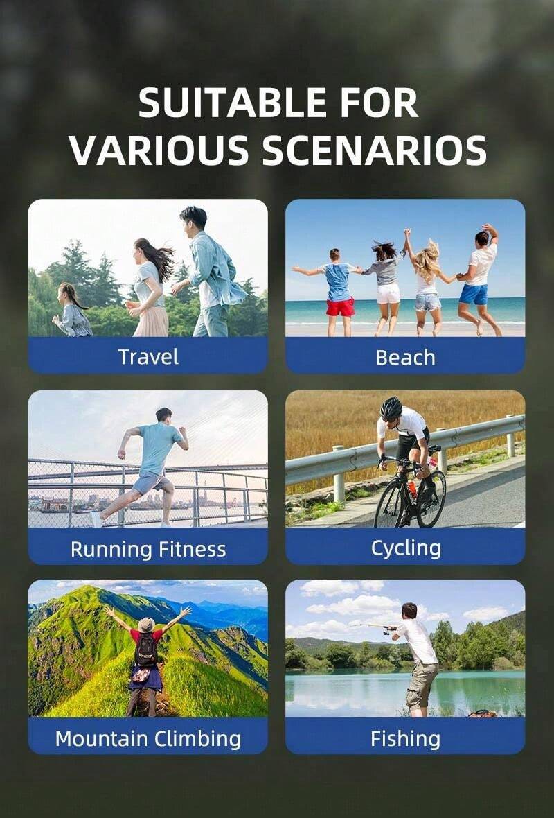 Foulard Multifunzione Elastico - Antivento, UV Per Ciclismo E Escursionismo - Foto 3