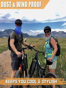 Sun Protective Anti UV  4 Pieces Summer Neck Gaiter Bandana Face Scarf Mask Sun Protection Thin Breathable Neck Gaiter For Men Women Cycling Running Ski Mask - Multicolor - View 2