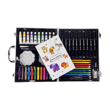 Drawing Kit Or Case With 50-Piece Suitcase For Painting And Drawing